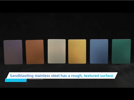 4X8 Decorative Stainless Steel Plate 201 304 316 PVD Color Violet Bead Blast Stainless Steel Sheet