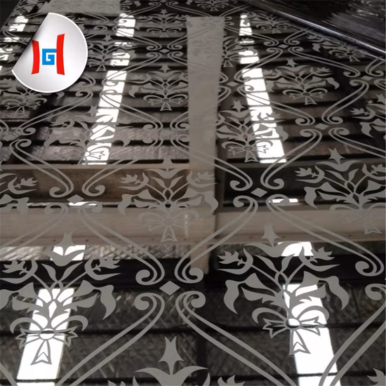 Passenger Elevator Cabin 304 Stainless Steel Etched Decorative Sheet