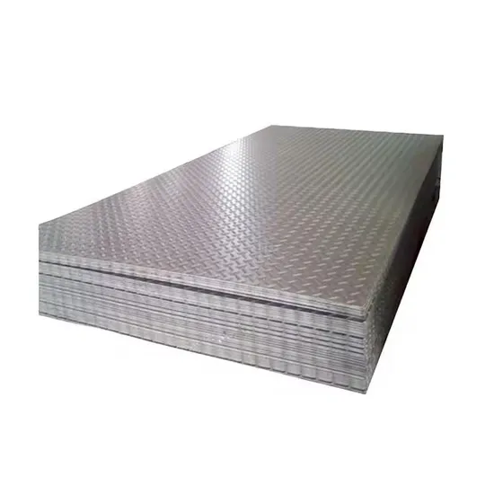201 304 316 Floor Checker Plate Hot Rolled 5mm Thickness Chequer Pattern Embossed Stainless Steel Sheet 