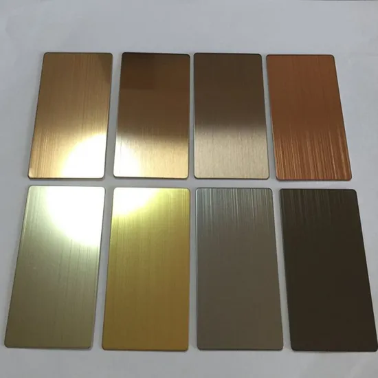 Customized 0.8mm Brushed 201 Stainless Steel for Wall Panel 
