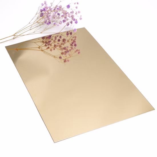 201 304 Silver Gold Color Water Ripple Stainless Steel Sheet Sheet for Ceiling Wall Panel Decoration