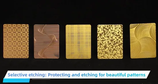 SUS 304 Colored Etched Stainless Steel Sheet for Kitchen Cabinets 