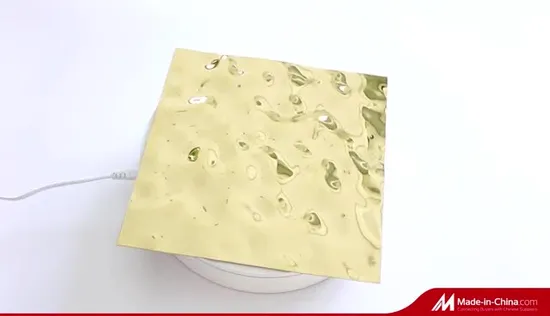 Popular Design Different Patterned Etched Stainless Steel Color Decorative Sheet 
