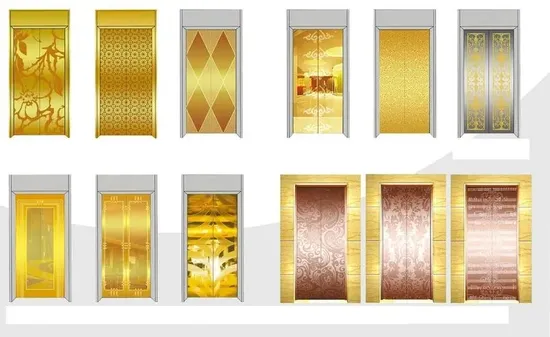 201 304 Mirror Etched Gold Rose Gold Decorative Stainless Steel Sheet for Elevator Doors and Cabins 