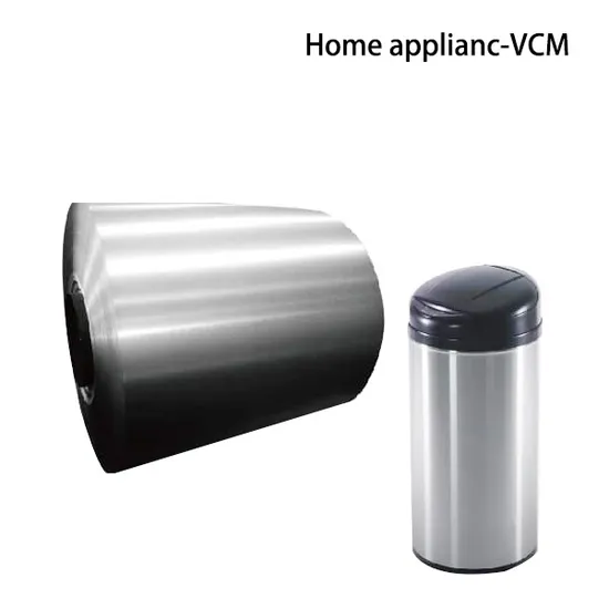 Dark Black Hairline Stainless Like Steel Sheet Hairline Pattern PCM for Home Appliance 